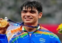 Neeraj Chopra-gold-medal