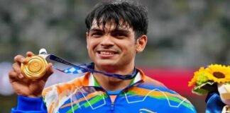 Neeraj Chopra-gold-medal