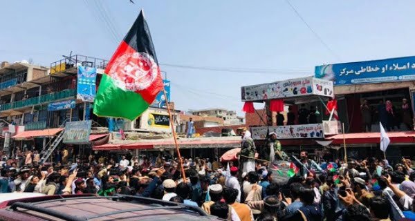 firing on protesters in Jalalabad city