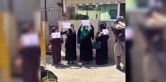 women in Kabul asked for their rights