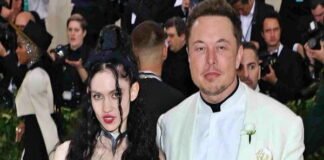 Elon Musk and singer Grimes