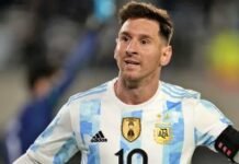 Lionel Messi wins hat-trick goal for Argentina