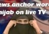 news anchor wore hijab in live TV