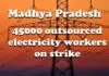 outsourced electricity workers on strike