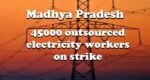 outsourced electricity workers on strike