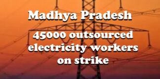 outsourced electricity workers on strike
