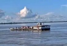 two boats collided in the Brahmaputra river