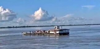 two boats collided in the Brahmaputra river