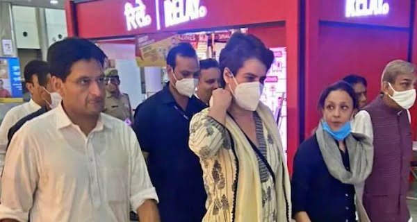 Police detained Priyanka Gandhi