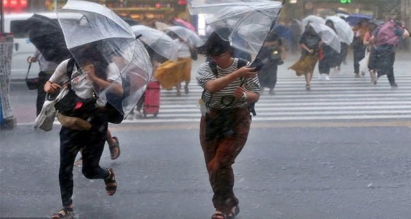 Powerful Storm in Japan