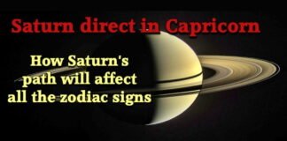 Saturn becoming direct