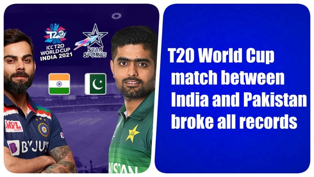 India and Pakistan match broke all records