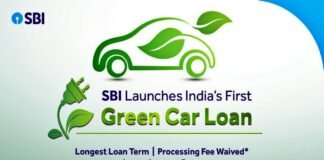SBI Green car loan