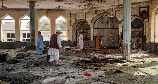 explosion at a mosque in Nangarhar province