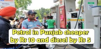 petrol diesel price in panjab