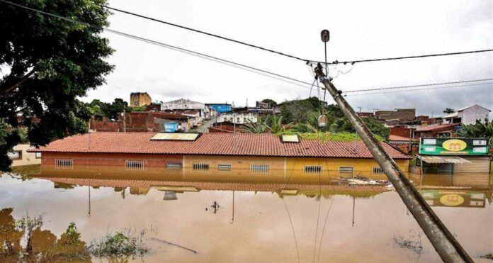 Heavy devastation due to floods in Brazil