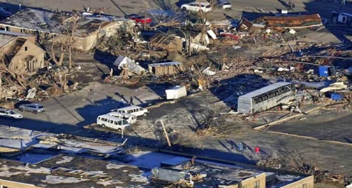 Hurricane and tornado devastation in America