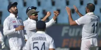 India won first test by defeating South Africa