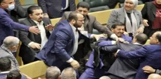 MPs suddenly clashed in Jordans parliament,