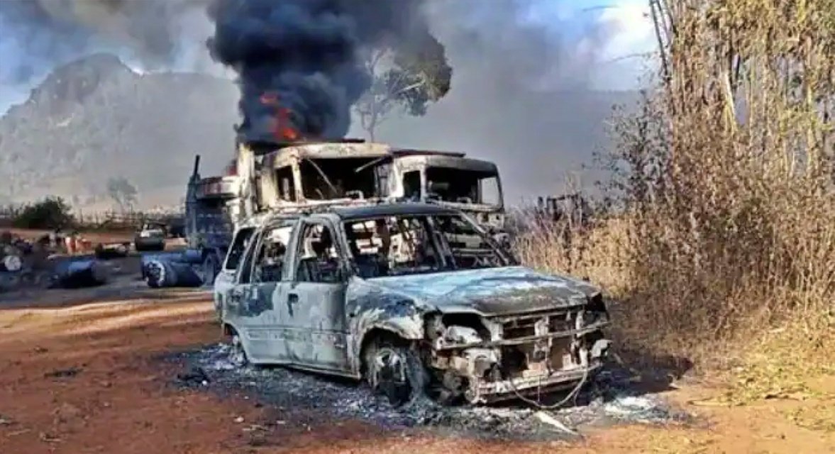 Myanmar army gunned down 30 people, then burnt the bodies, children were also among the dead: report