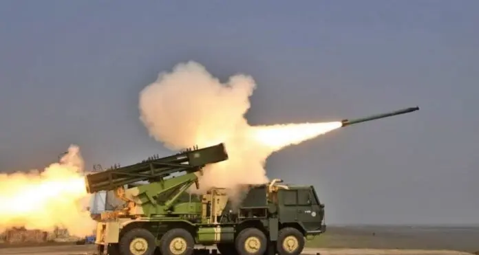 Successful test of Pinaka-ER Successful test of Pinaka-ER