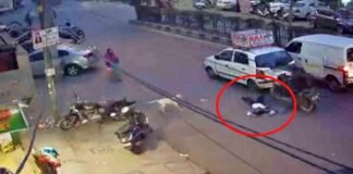 Woman-dragged-for-150-meters-by-snatching-mobile-people