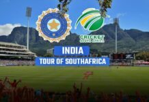 india tour to south africa