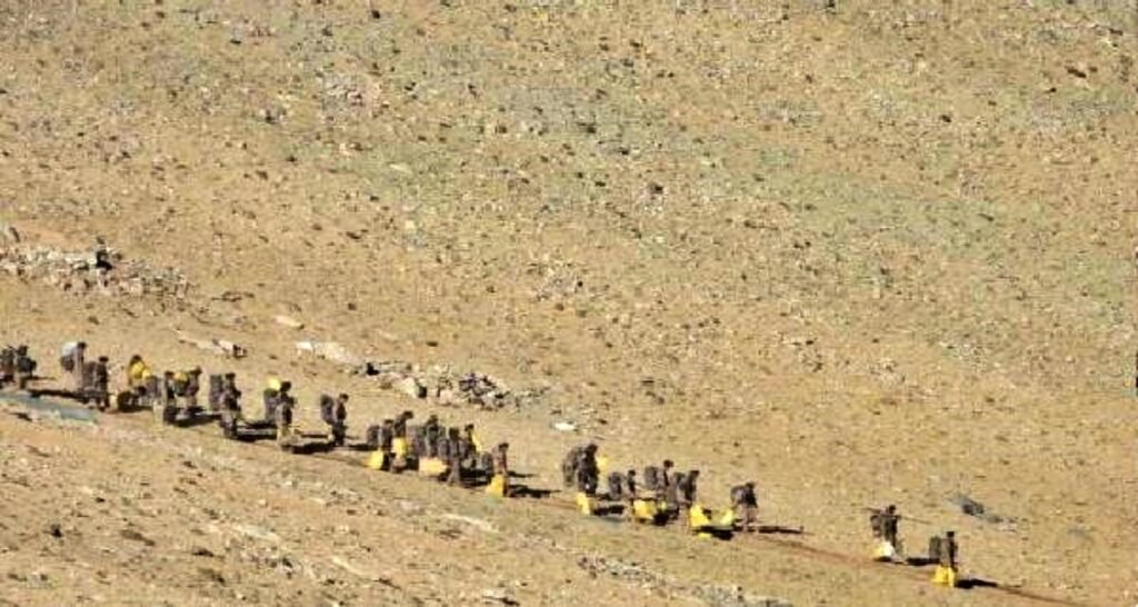China deployed 60,000 soldiers near Ladakh