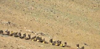 China deployed 60,000 soldiers near Ladakh