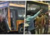 Electric bus crushed many people in Kanpur