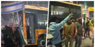 Electric bus crushed many people in Kanpur
