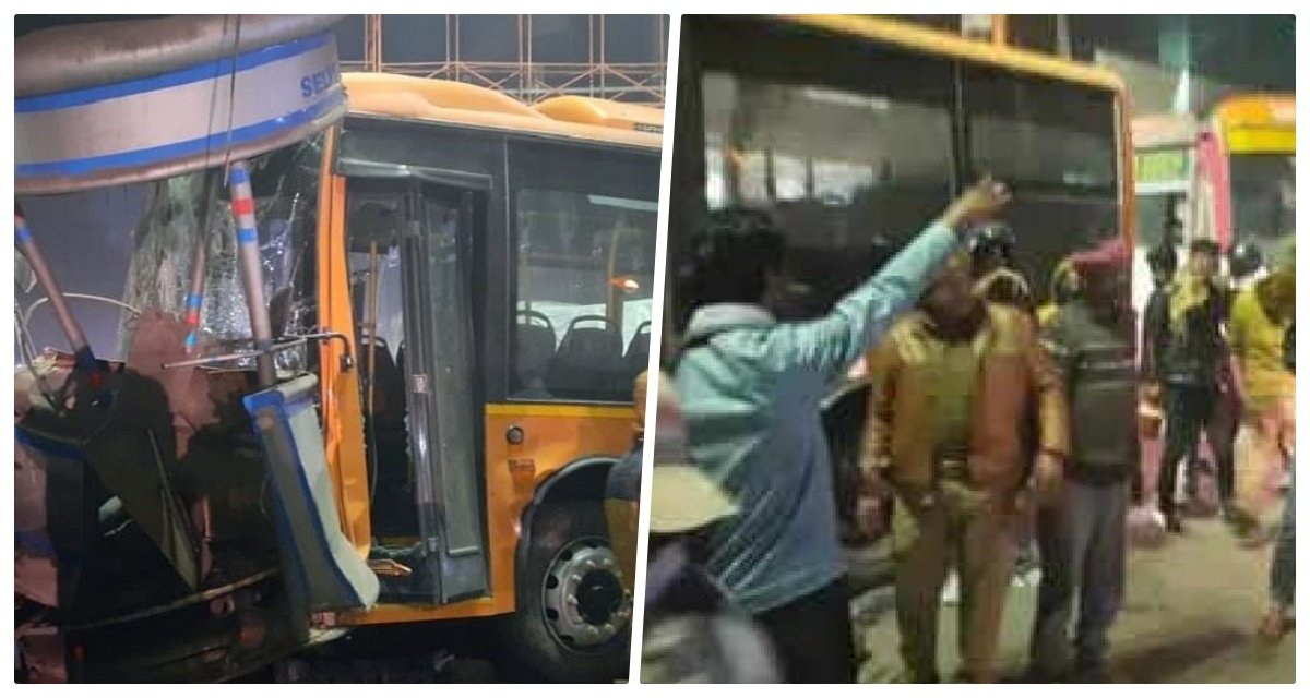 Electric bus crushed many people in UP’s Kanpur, six killed