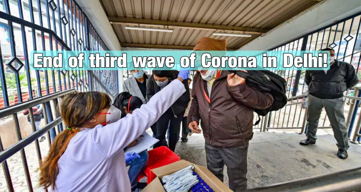 End of third wave of Corona in Delhi! 3,674 new patients; Positivity rate fell to 6.37%