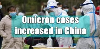 Omicron cases increased in China