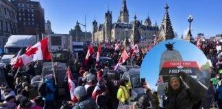 Protest against Corona flared up in Canada