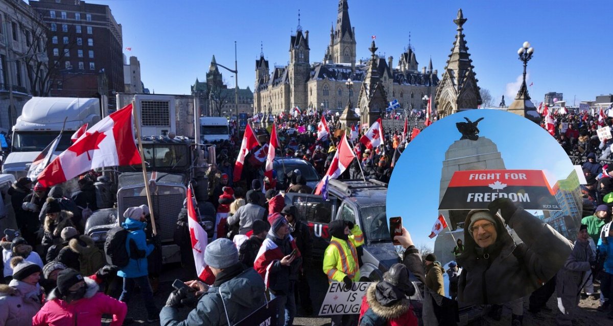 Protest against Corona flared up in Canada, PM residence was surrounded by protesters