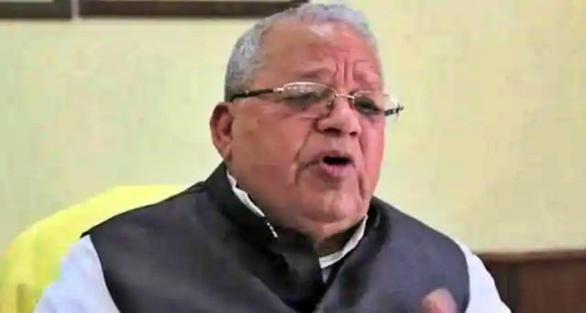 Governor Kalraj Mishra’s Twitter account was hacked, the hacker tweeted in Arabic language
