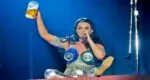 Singer Katy Perry wore beer can dress