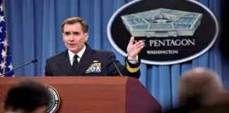 US Defense Department spokesman John Kirby