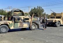 explosion targeting an Islamic Emirate's army vehicle in Kabul