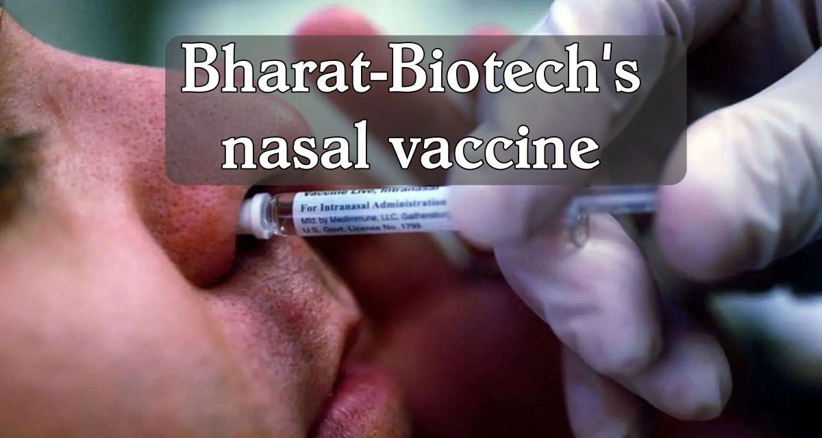 Bharat-Biotech’s nasal vaccine will be given as a booster dose? Decision may be taken in meeting
