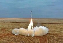 Hypersonic missile launched by russia