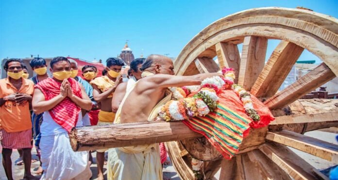 Lord Jagannaths chariot making