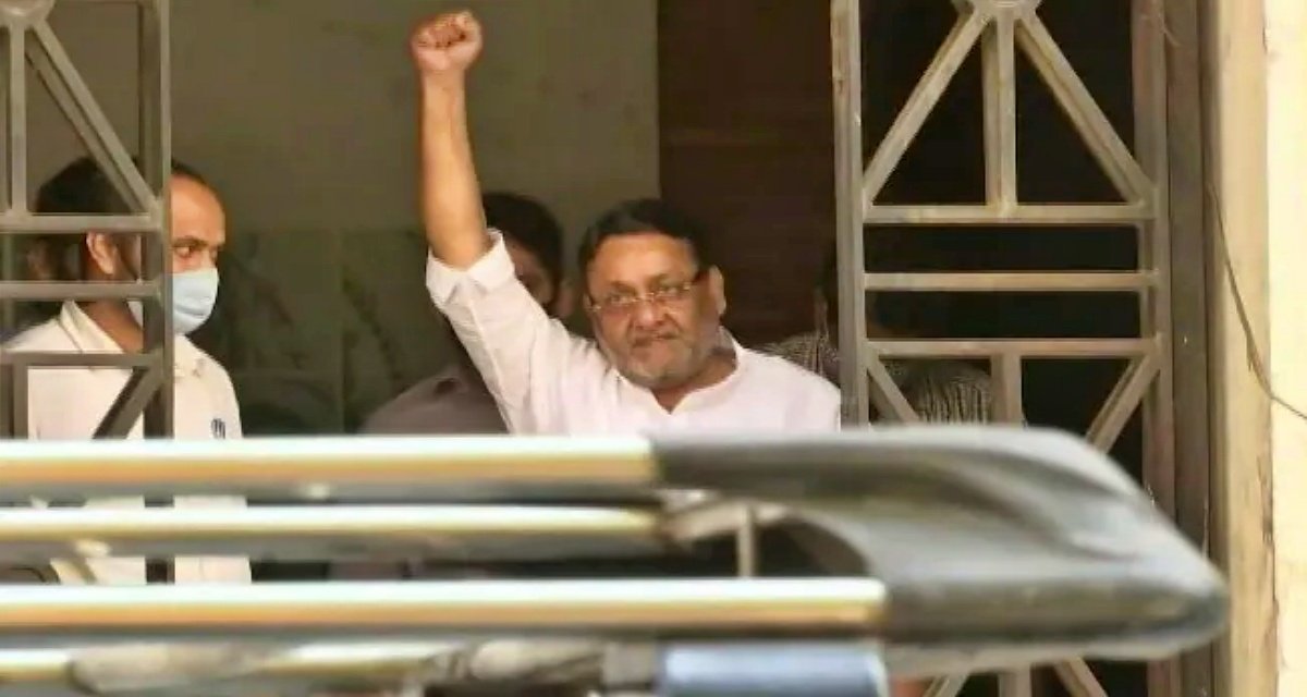 After arrest of Nawab Malik, Mahavikas Aghadi government was surrounded, BJP asked for resignation