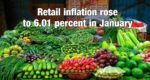 Retail inflation rose