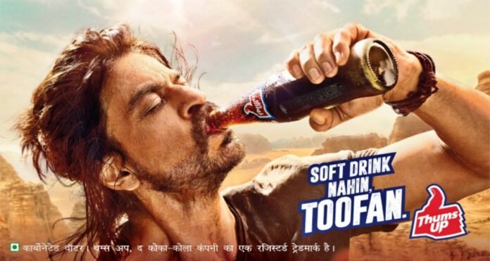 ShahRukhKhan-Toofanipartnership -ThumsUpthrillsthefans ShahRukhKhan-Toofanipartnership -ThumsUpthrillsthefans