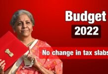 budget 2022-tax slab