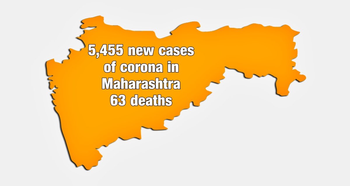 5,455 new cases of corona in Maharashtra, 63 deaths; Omicron patients started increasing