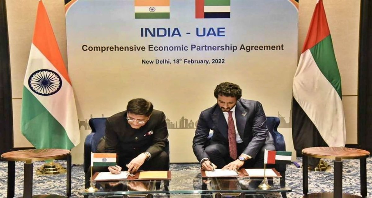 Free trade agreement between India and UAE, trade will reach $100 billion in five years