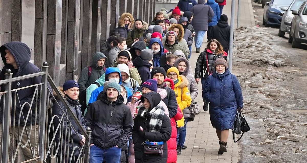 Russian man is feeling the heat of sanctions imposed on Russia due to war with Ukraine